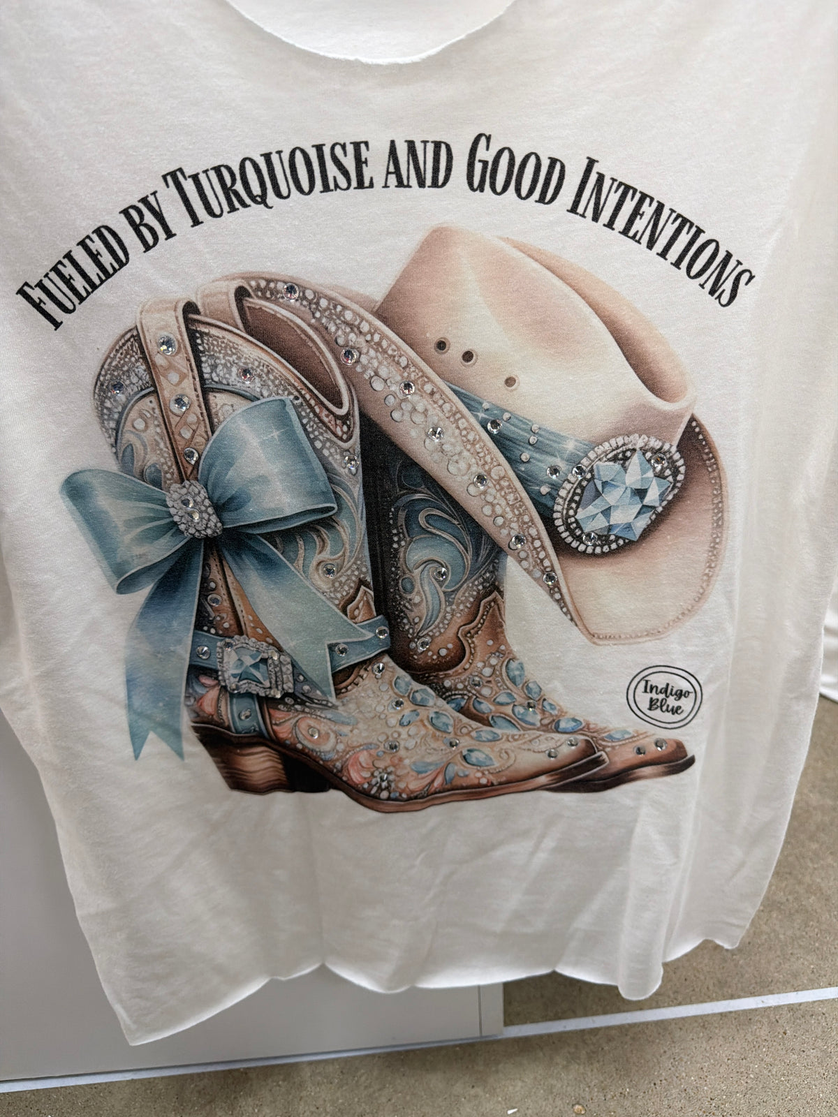 Indigo Blue - Rodeo Royalty Top Fueled by Turquoise *Preorder*