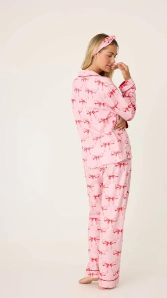 Candy Pink w/Red Bow PJ Salvage Set