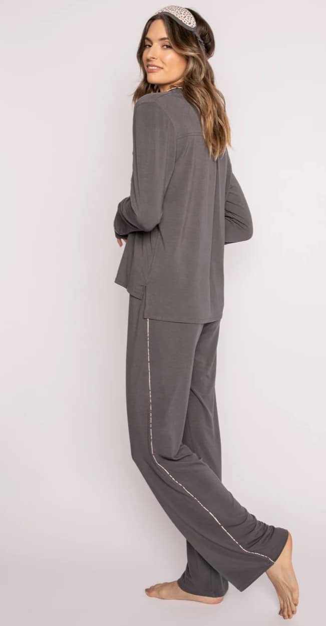 Charcoal X-Small Leopard Trim 3 Piece Set