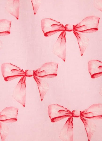 Candy Pink w/Red Bow PJ Salvage Set