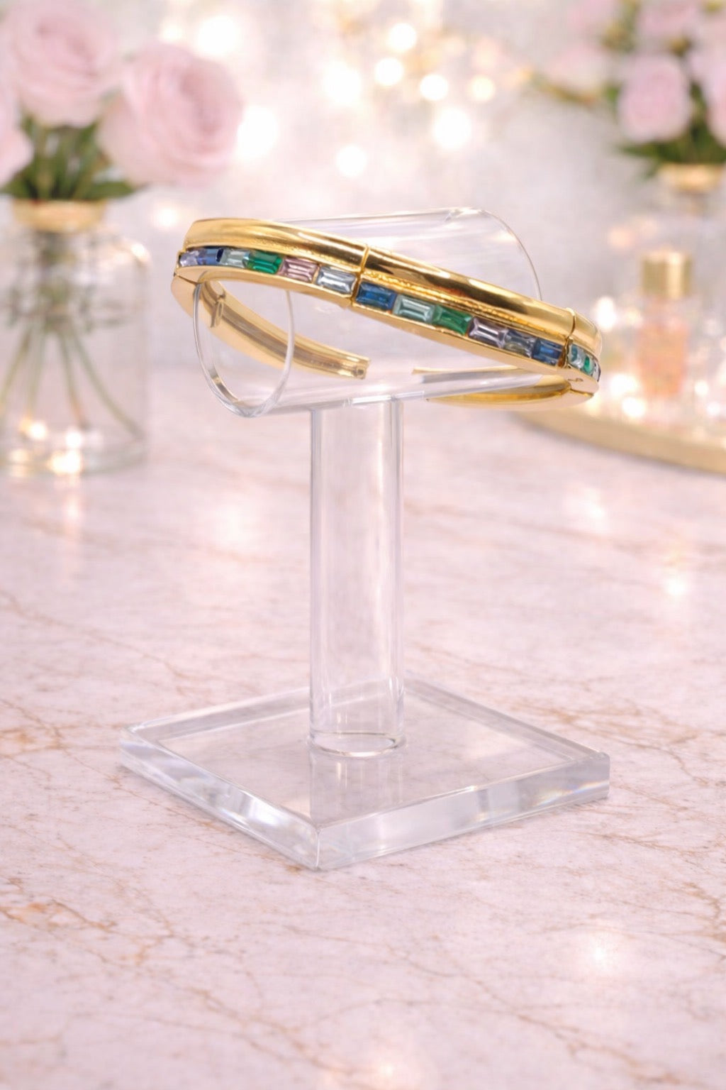Multi Color Gold Bracelet