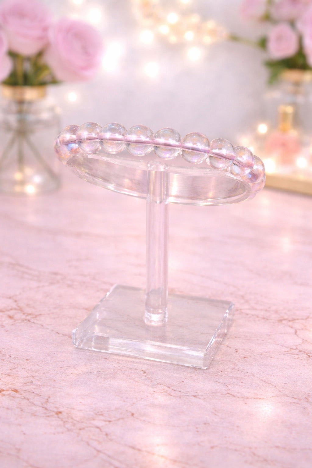 Light Pink Bead Bracelet