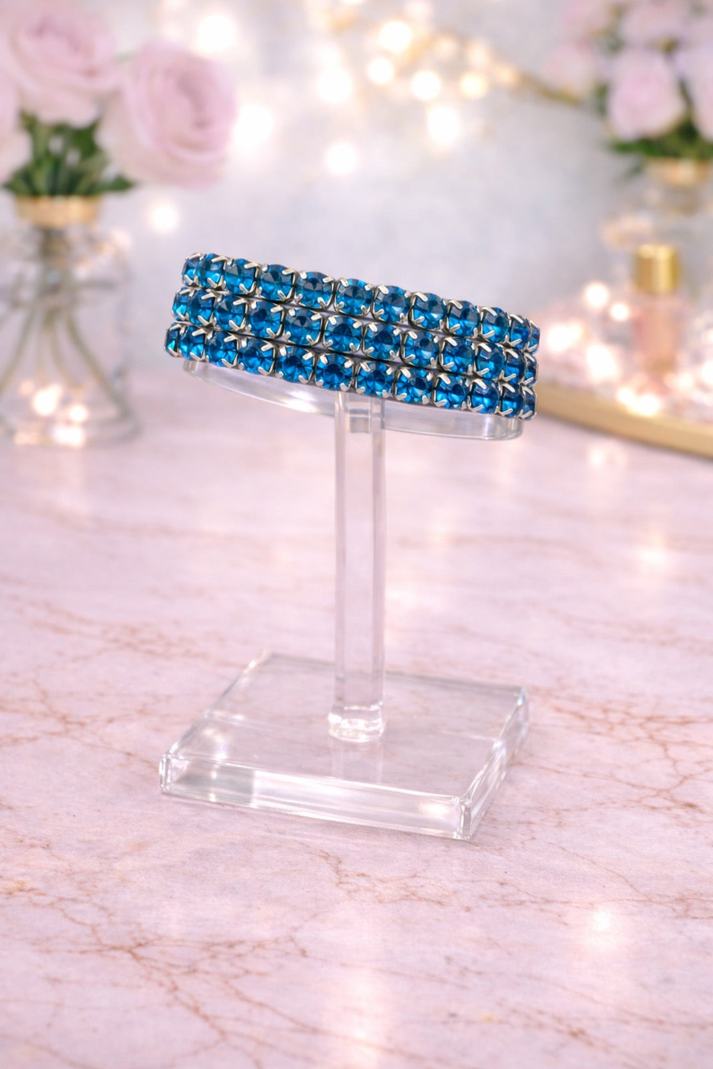 1 Blue Crystal Bracelet