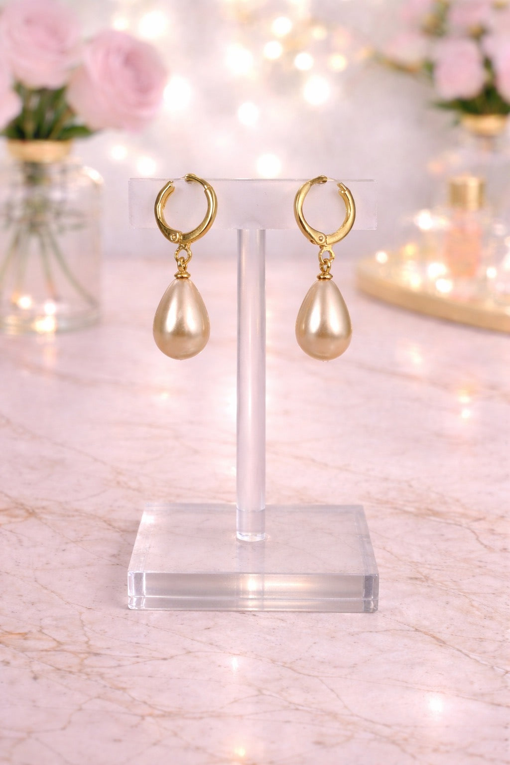Gold Drop Earrings
