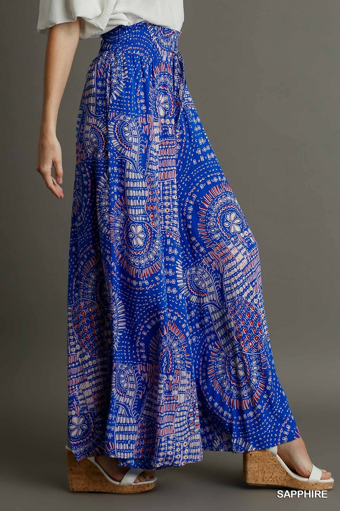 Malia High Waist Pants Sapphire
