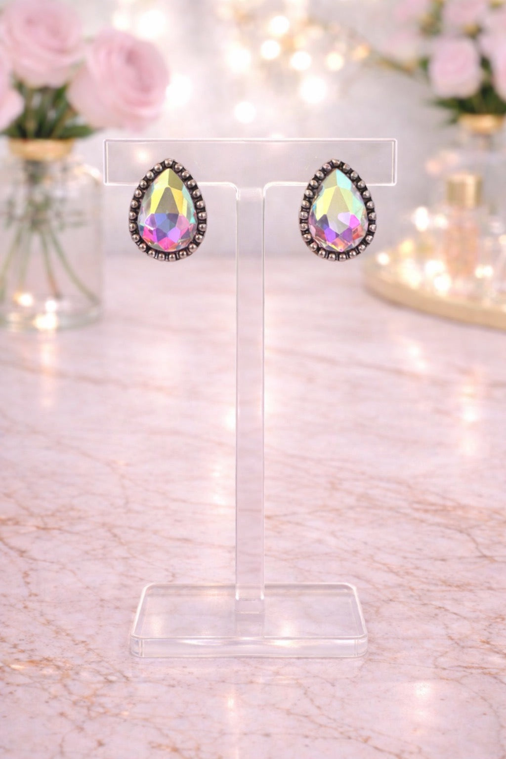 AB Teardrop Earrings