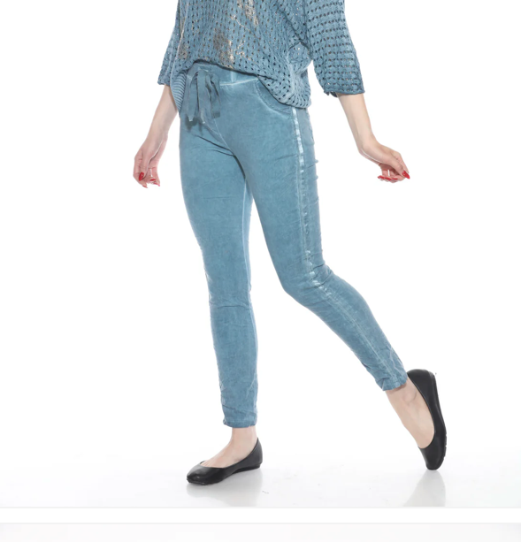 Anna Stretch Pant Blue