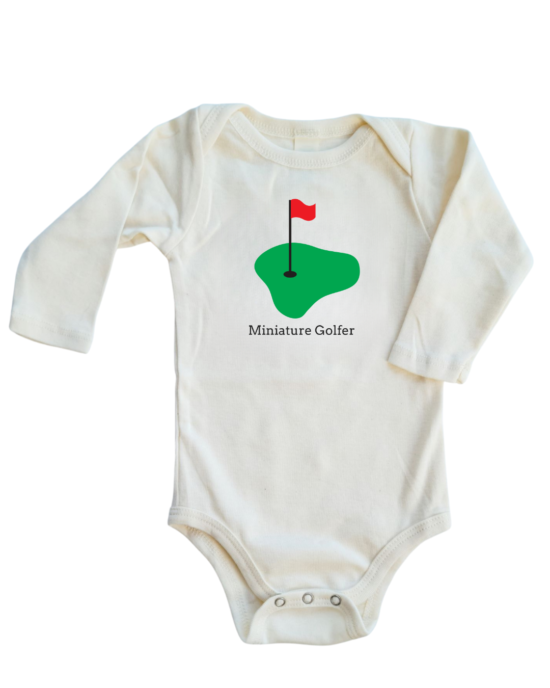 Mini Golf Long Sleeve Romper & Hat Gift Set
