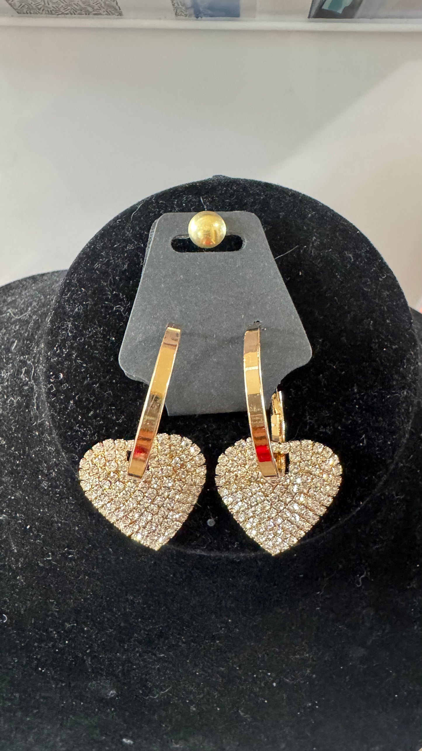 E23 Crystal Heart Earrings