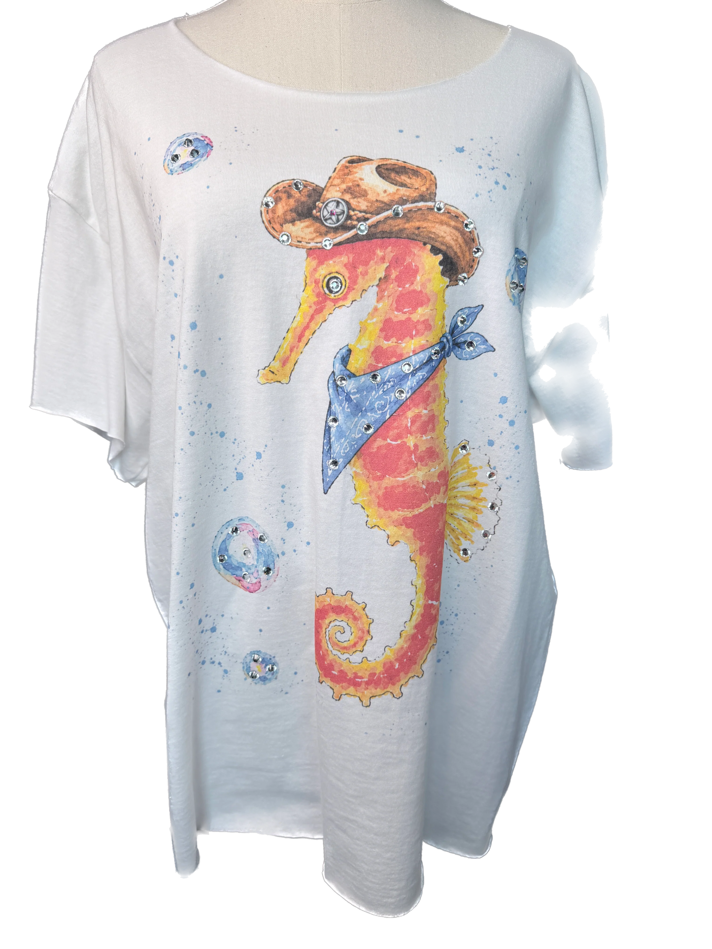 Indigo Blue - Saddle Up, Seahorse Top *Preorder*