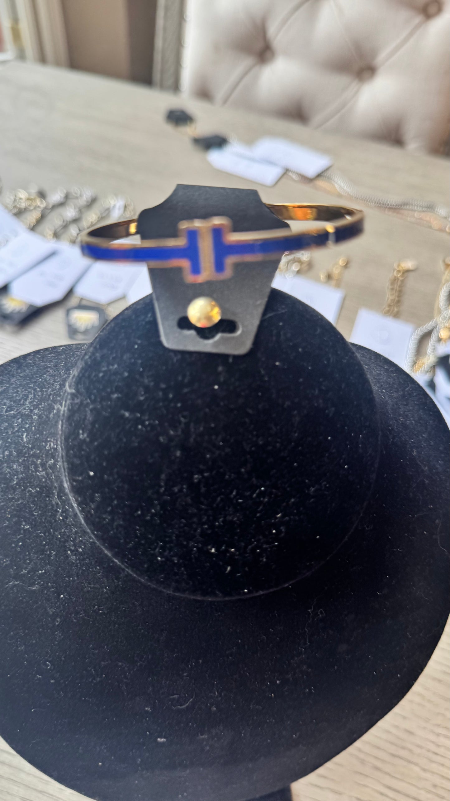 B36 Blue and Gold Bracelet