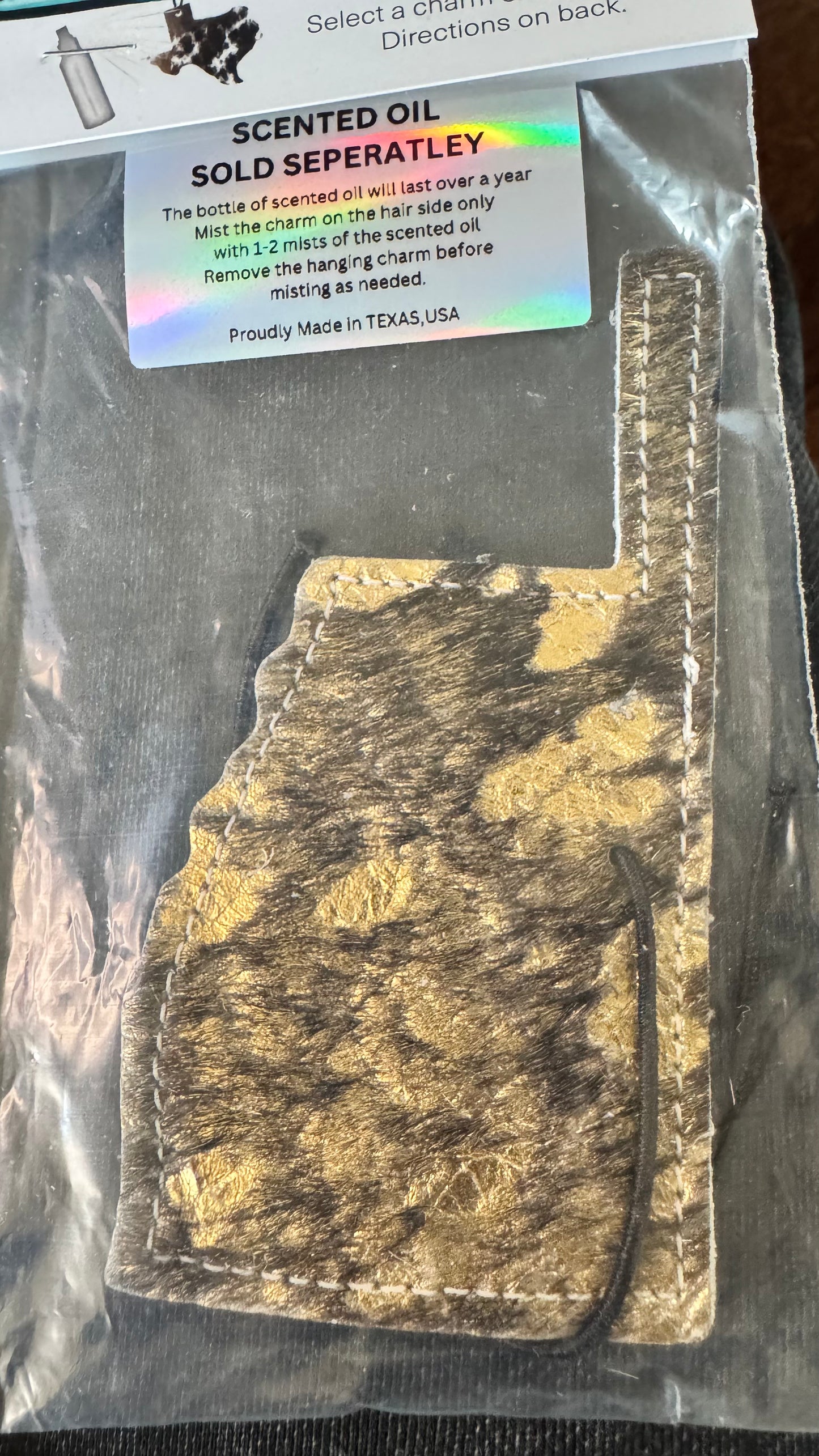 Oklahoma Car Freshener Charm