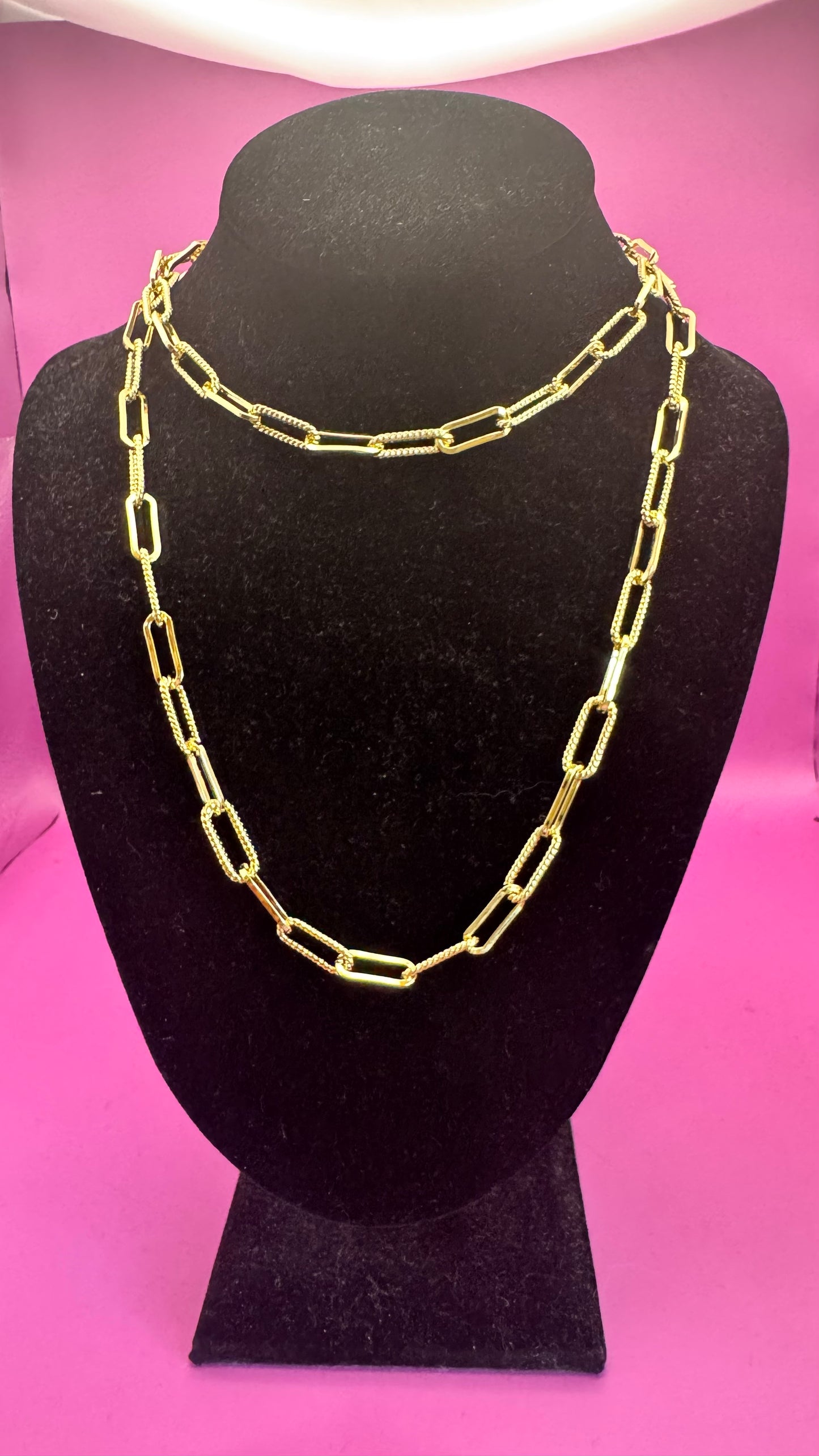 Gold Chain Link Necklace