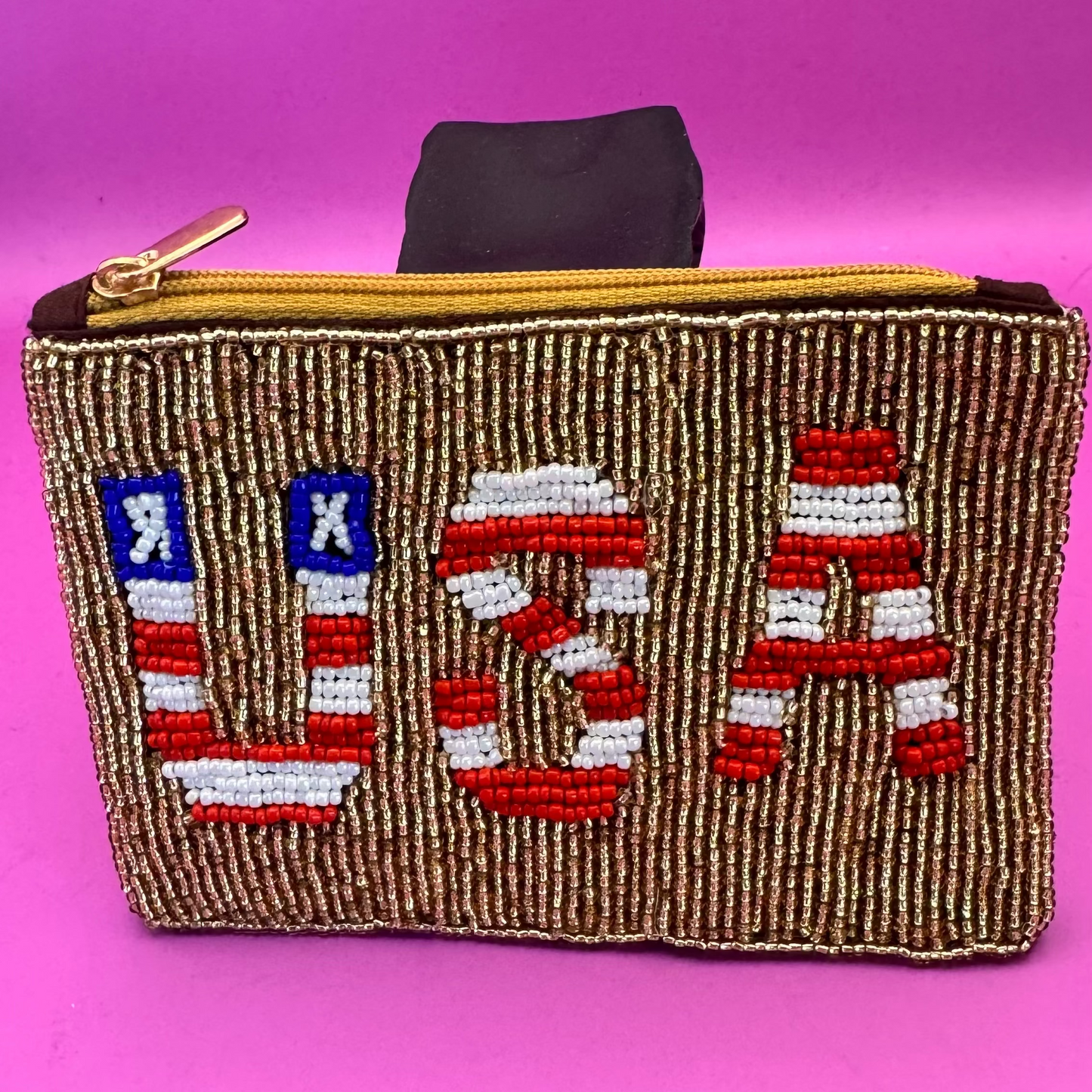 USA Beaded Bag