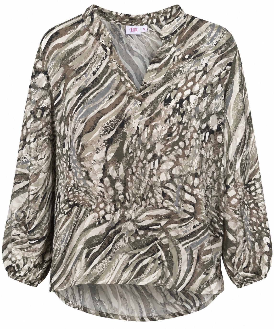 Sable Animal Print Blouse