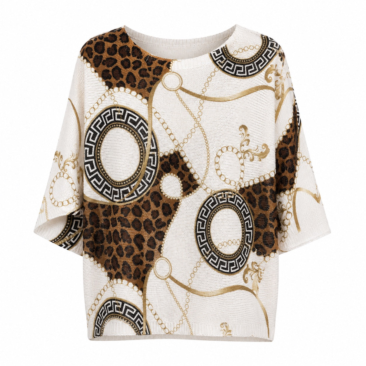 Citia Bloom Mesh Top Chain Leopard O/S
