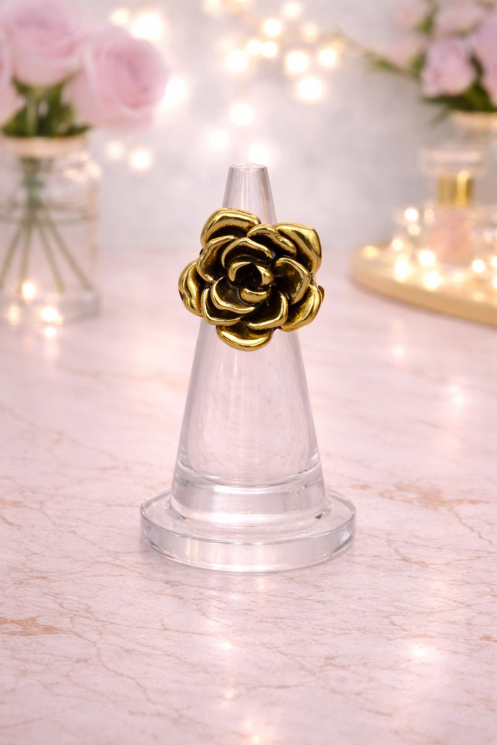 Gold Flower Ring
