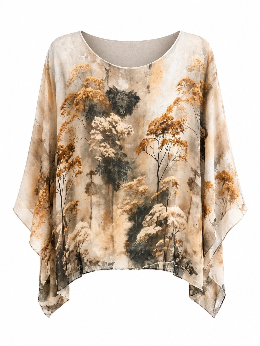 Clara Silk Top Wonderland O/S