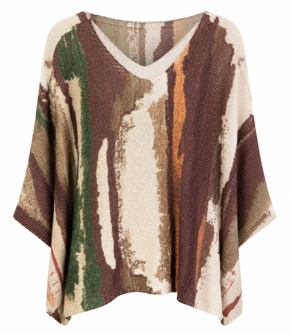 Rosina Print Sweater Autumn Brushwork