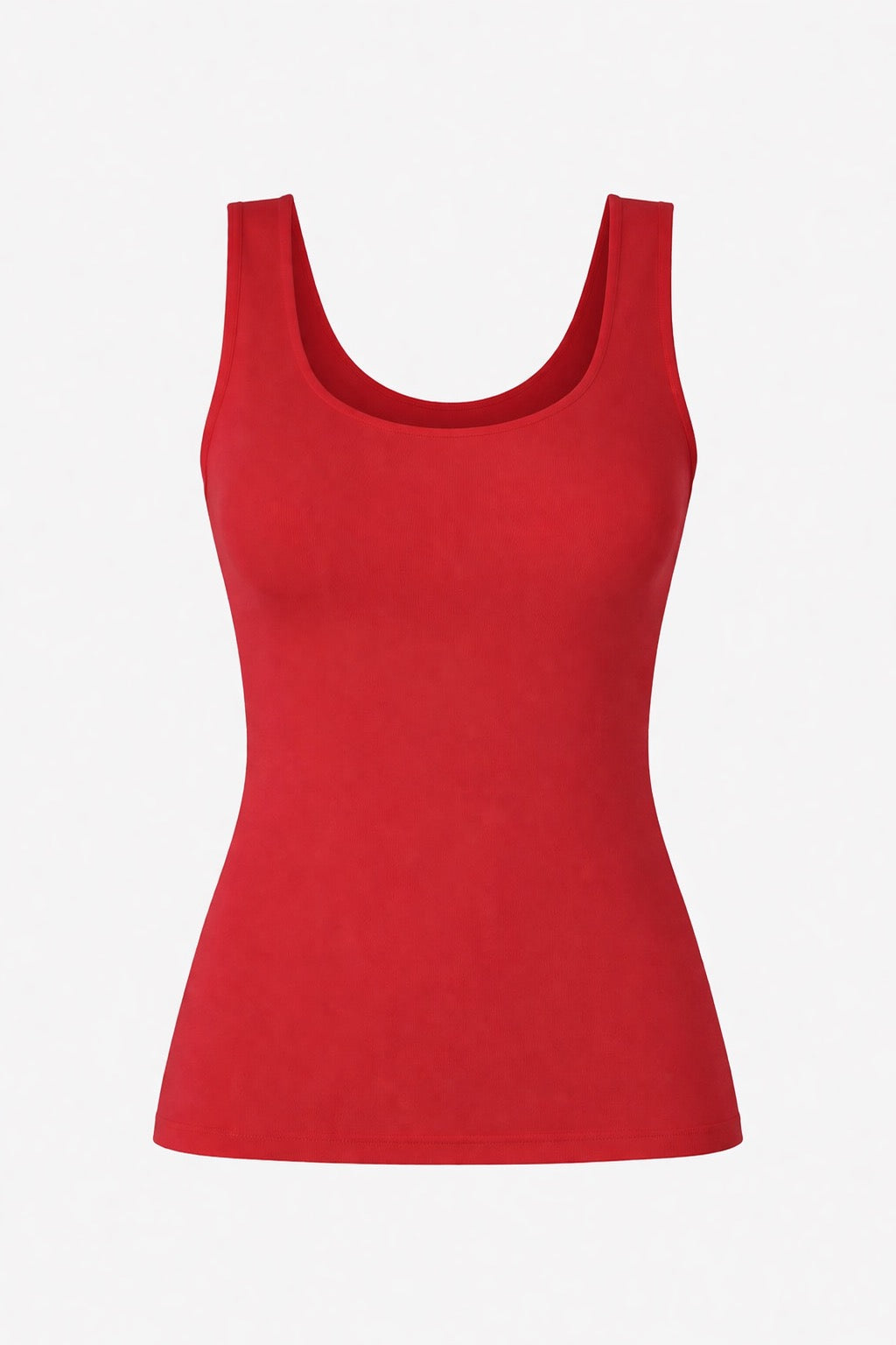 Diane Clean Line Sweet Heart Tank Red