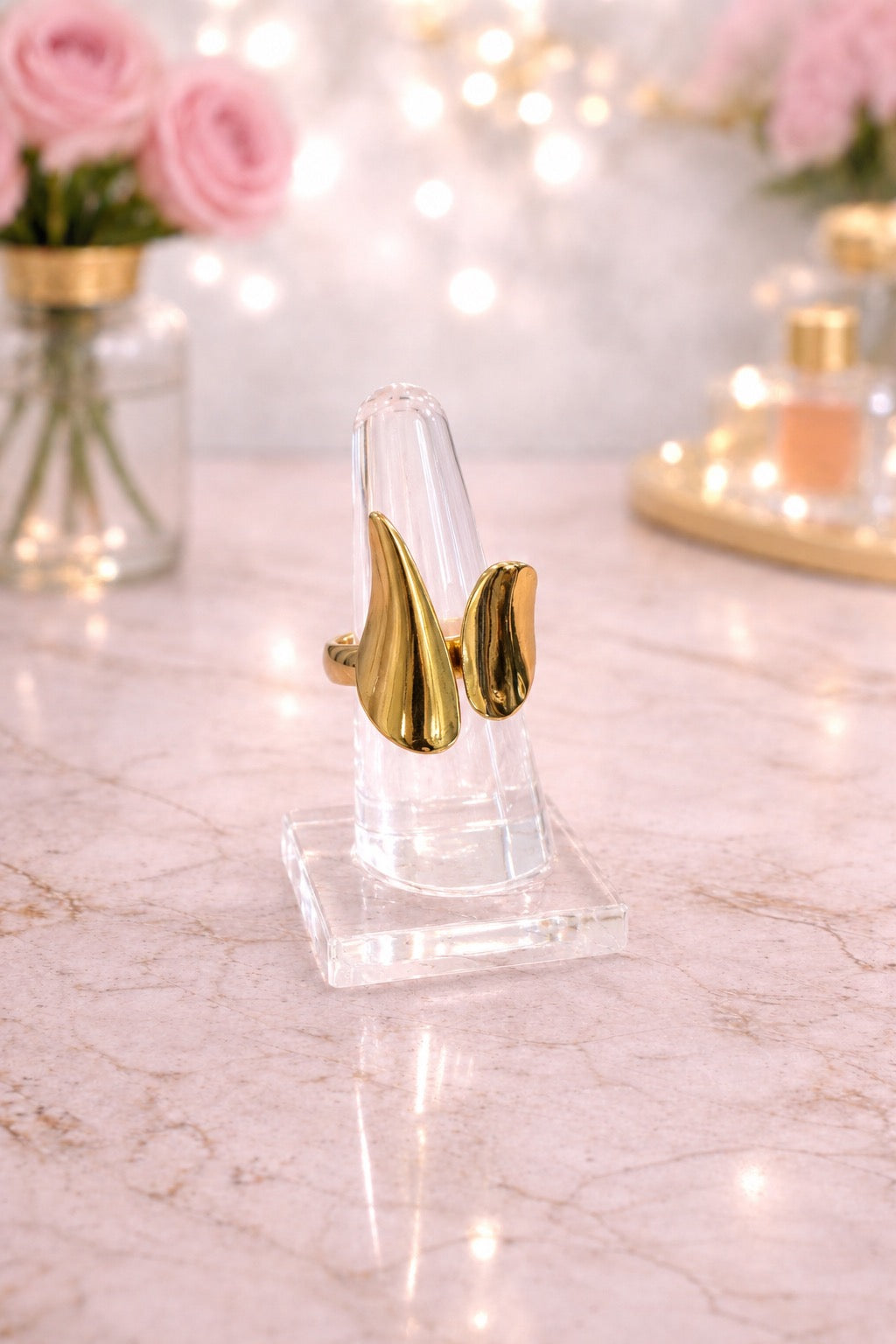 Sculptural Wrap Gold Ring