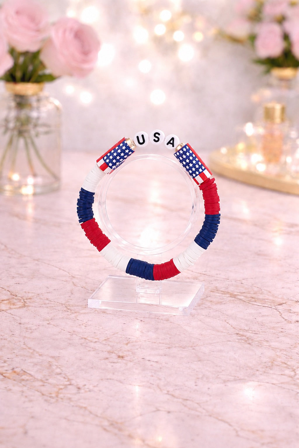 USA Flag Bracelet