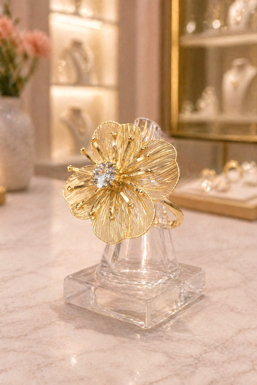 Gold Flower Ring