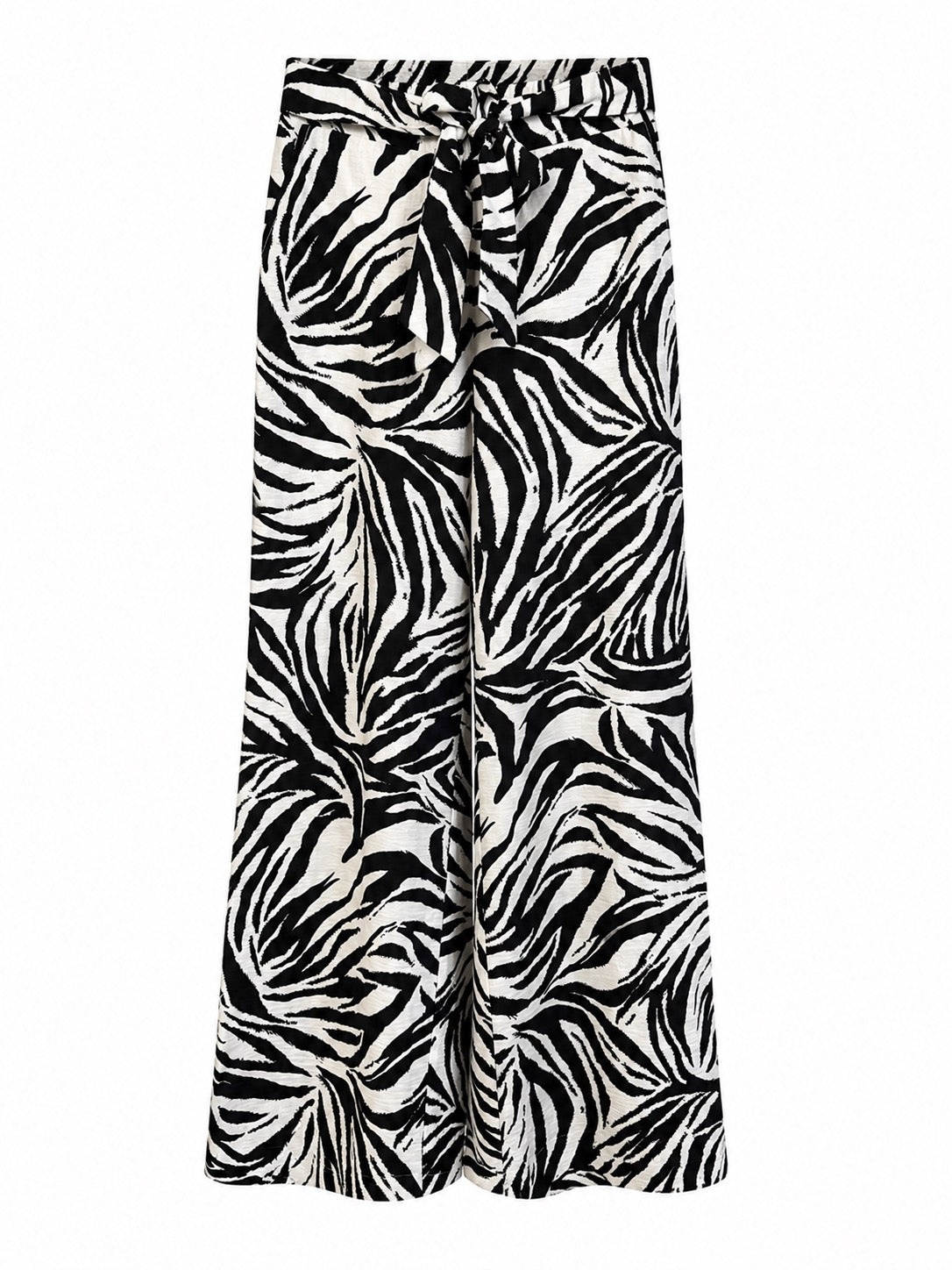Zara Zebra Wide-Leg Pants