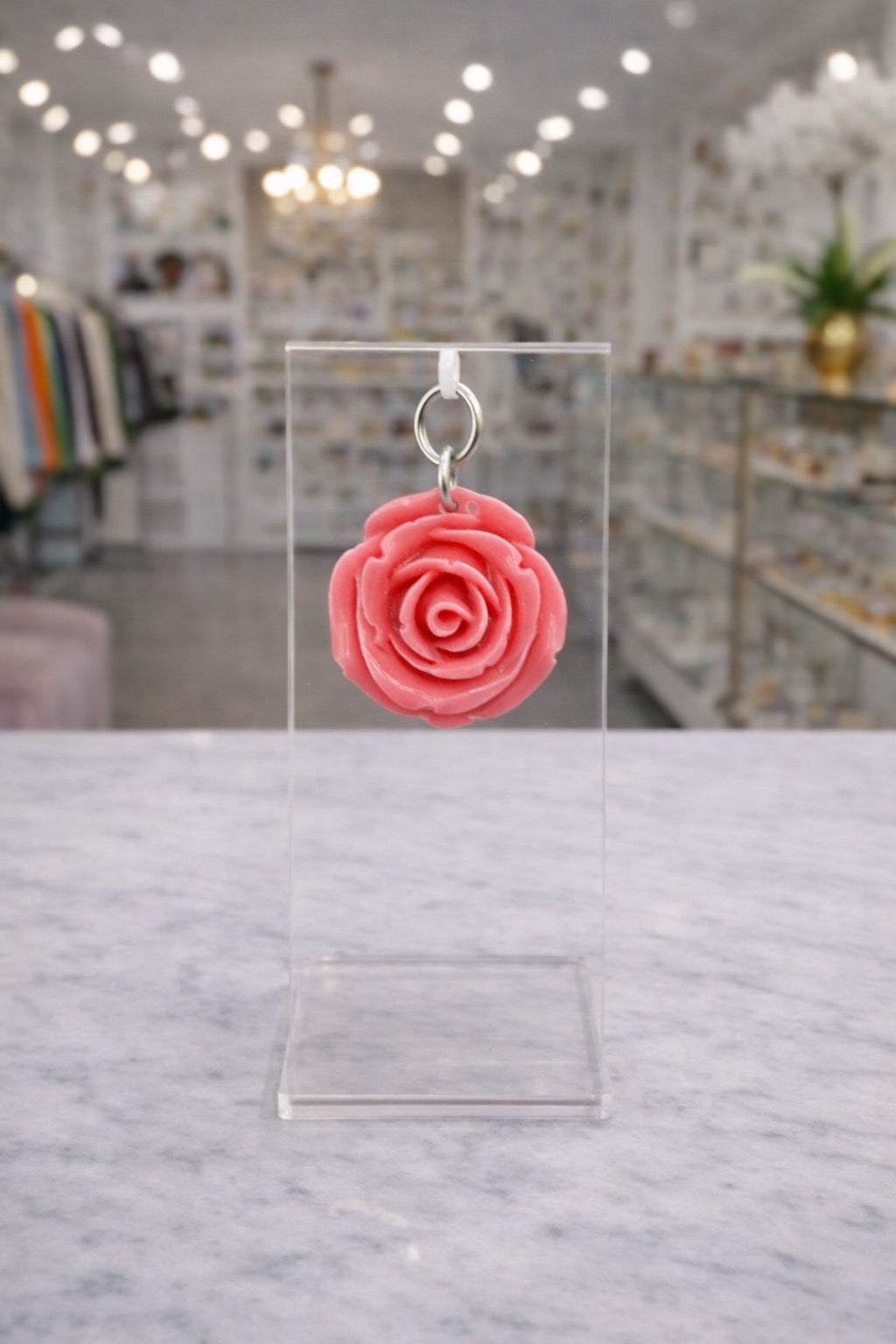 Light Pink Rose Pendant
