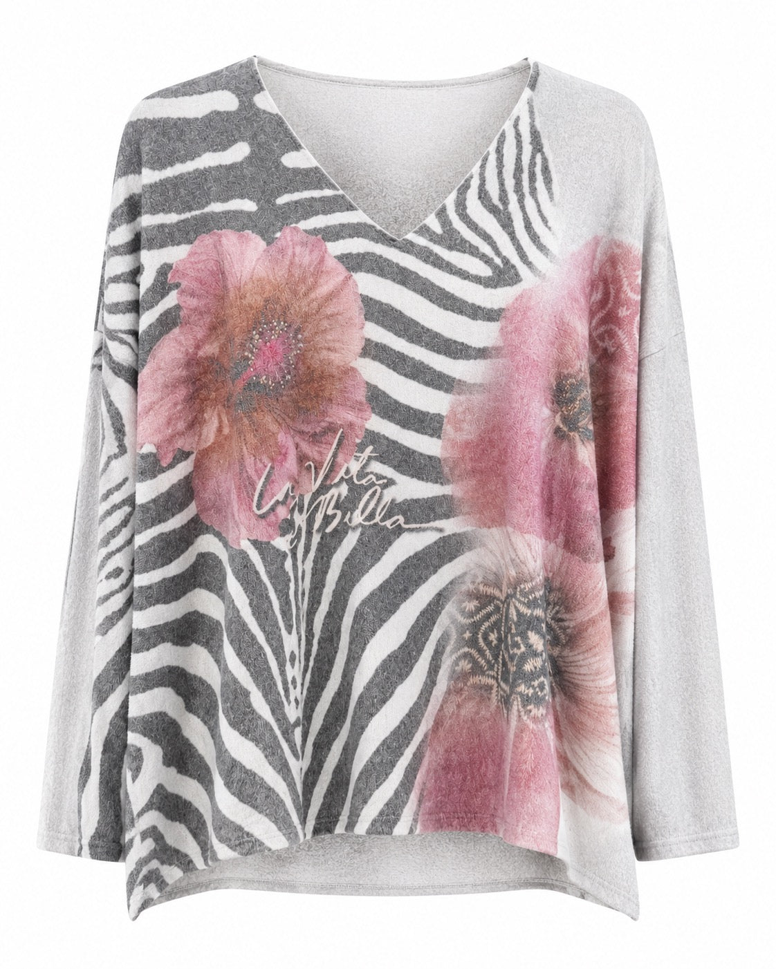 Citia Zebra Floral Sweater