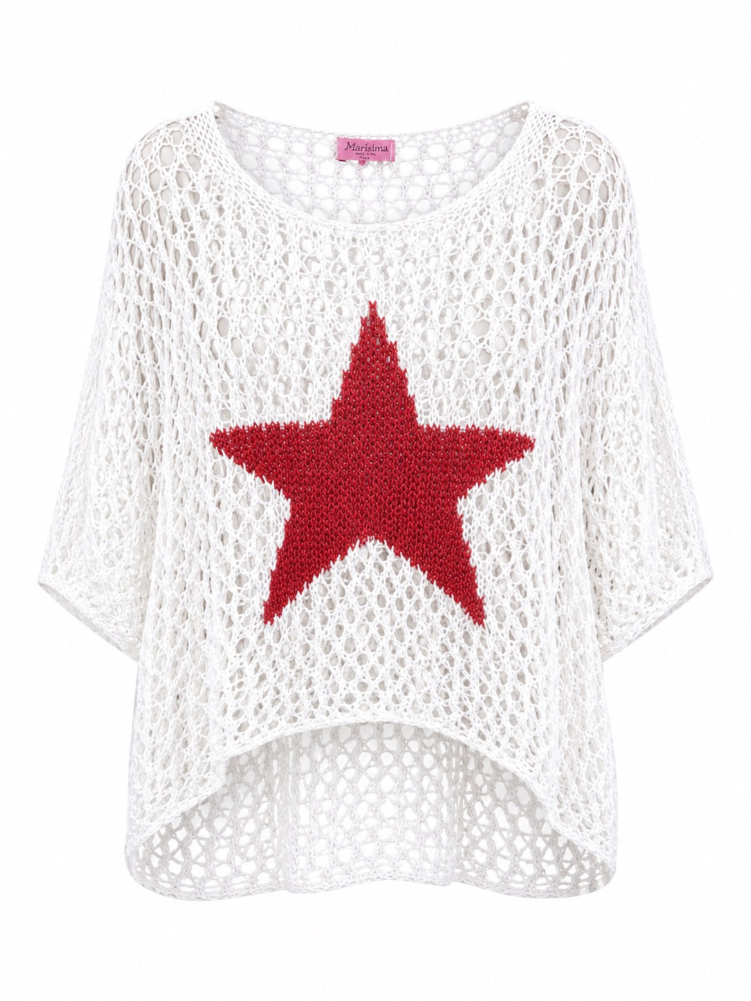 Starla White with Red Star Top