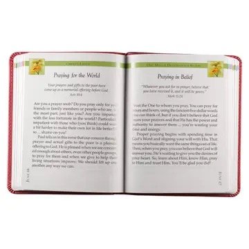 One-Minute Devotions for Women Faux Leather