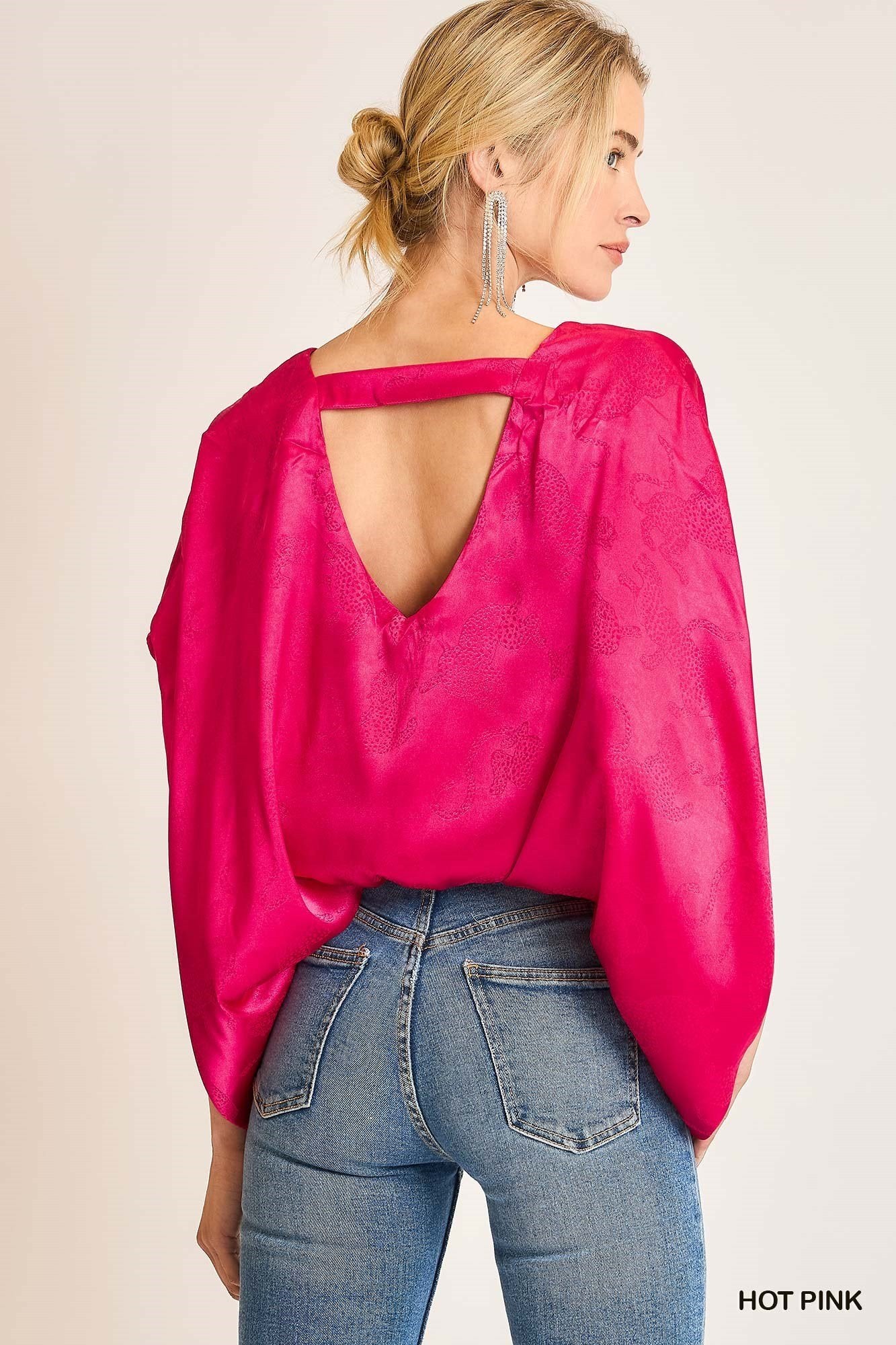 Kelsey Top Hot Pink