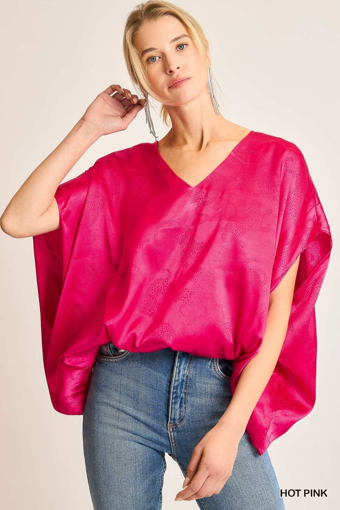 Kelsey Top Hot Pink