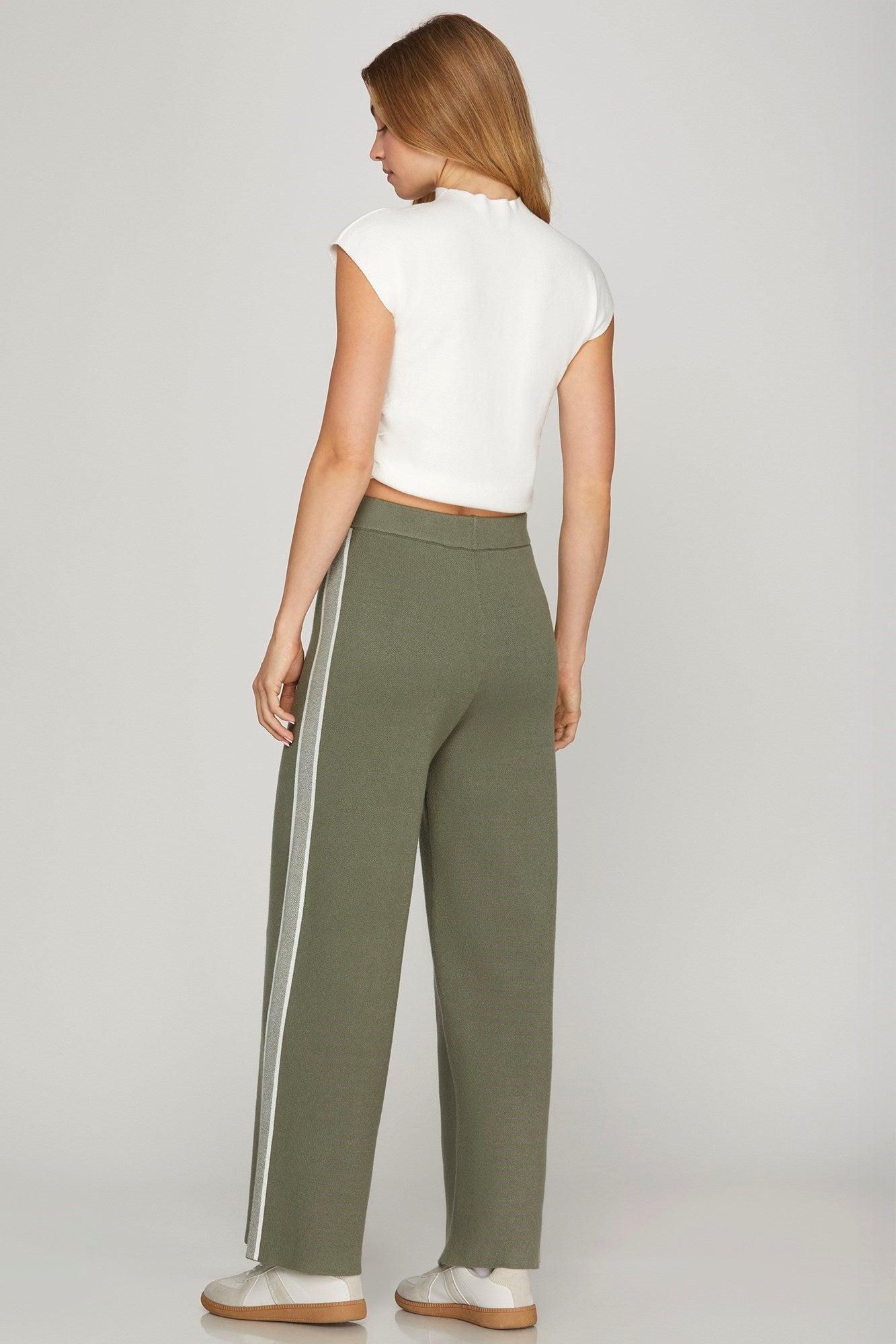 Bella Sweater Pants Olive