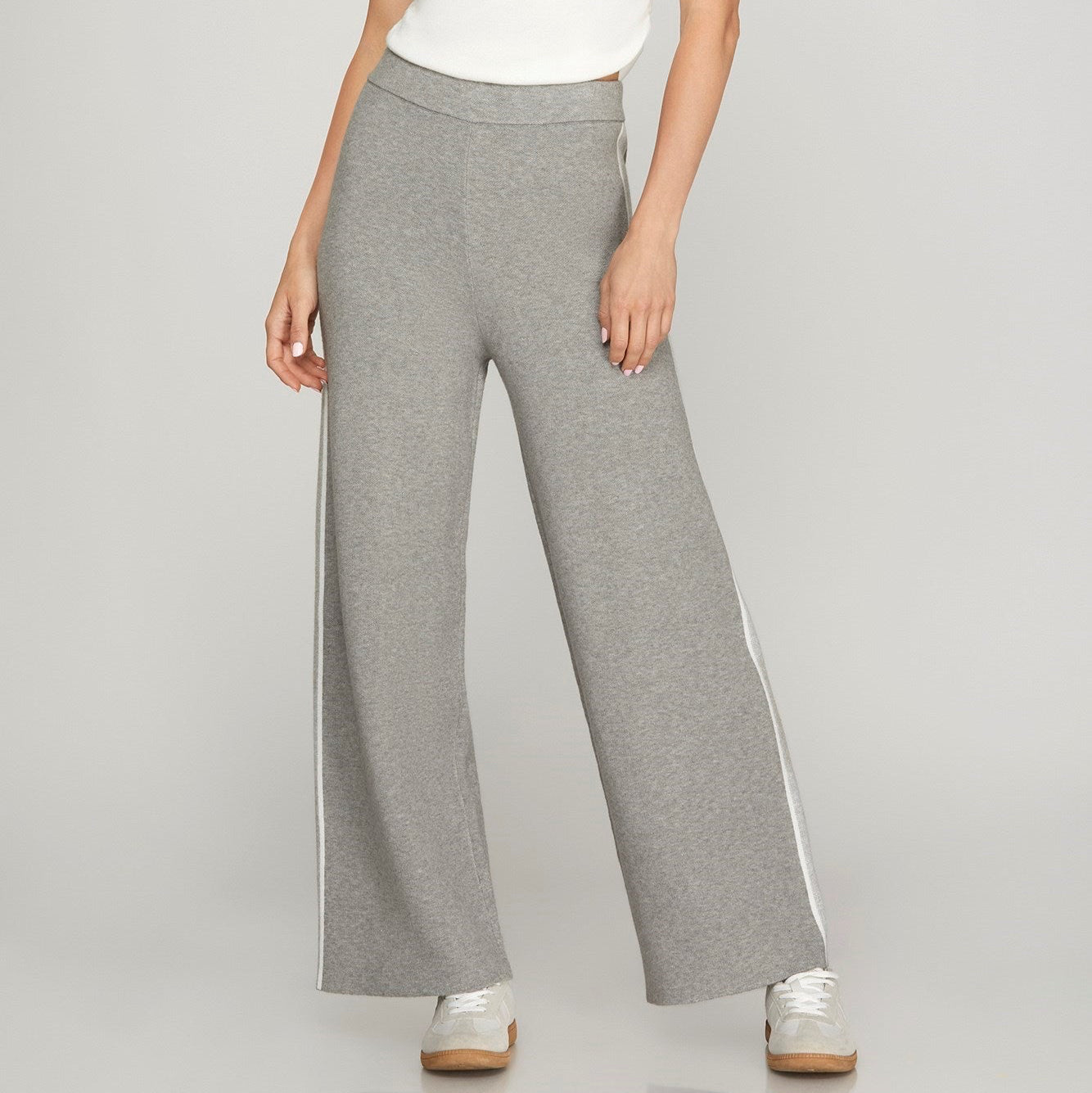 Bella Sweater Pants Grey