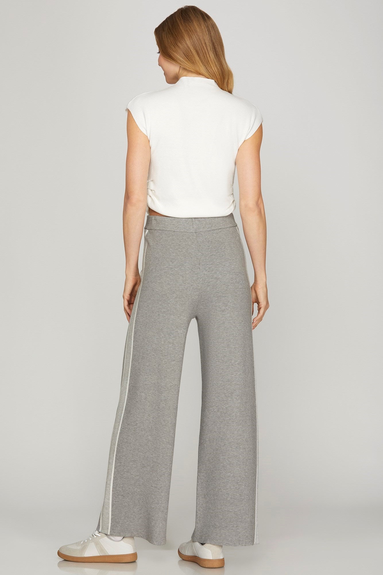 Bella Sweater Pants Grey