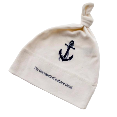 Shore Thing Nautical Baby Hat