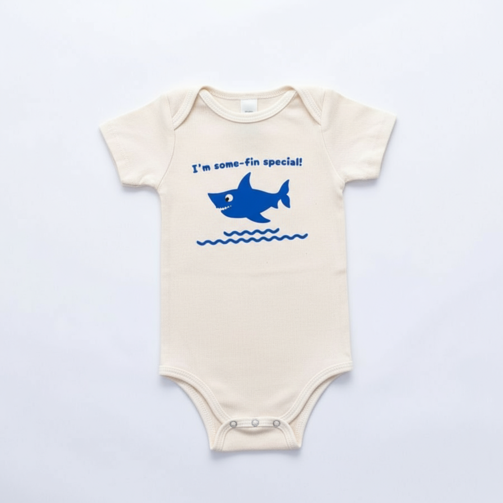 I'm Some-Fin Special Baby Shark Short Sleeve Romper