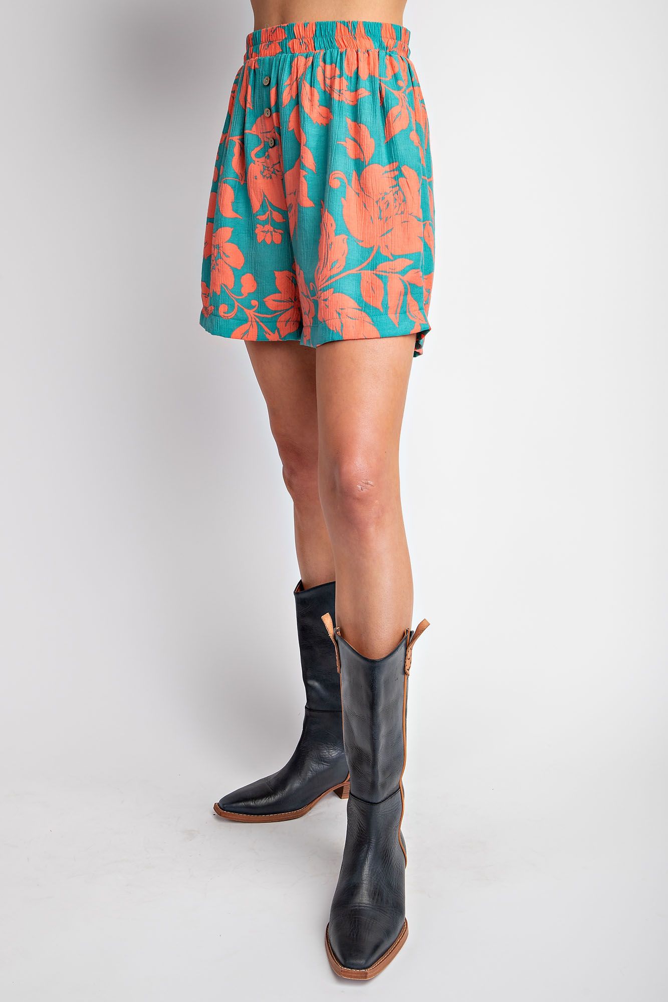 Solana Tropical Shorts Atlantis Green