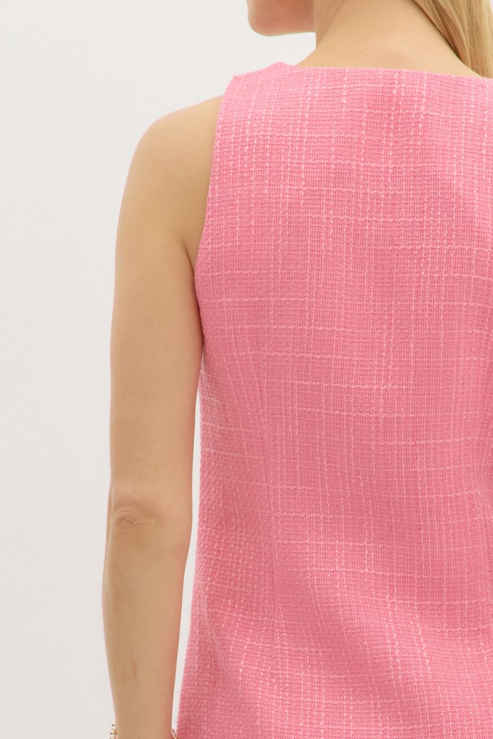 Suzanne Mini Dress Barbie Pink