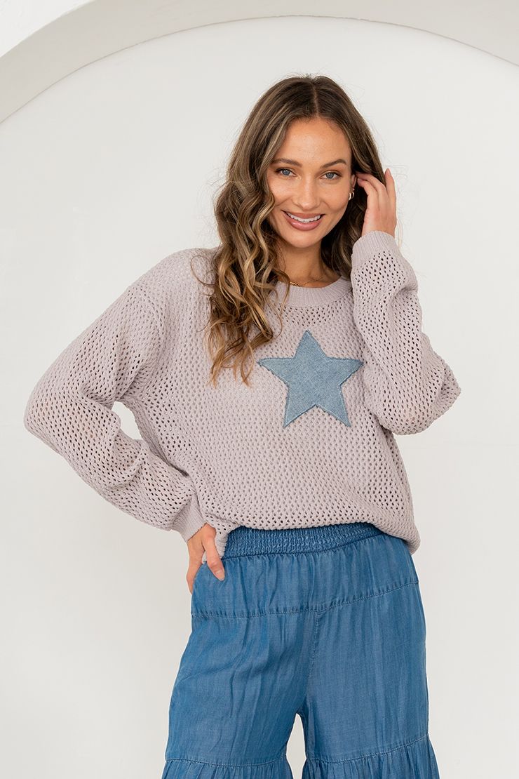 Maggie Star Design Knit Top
