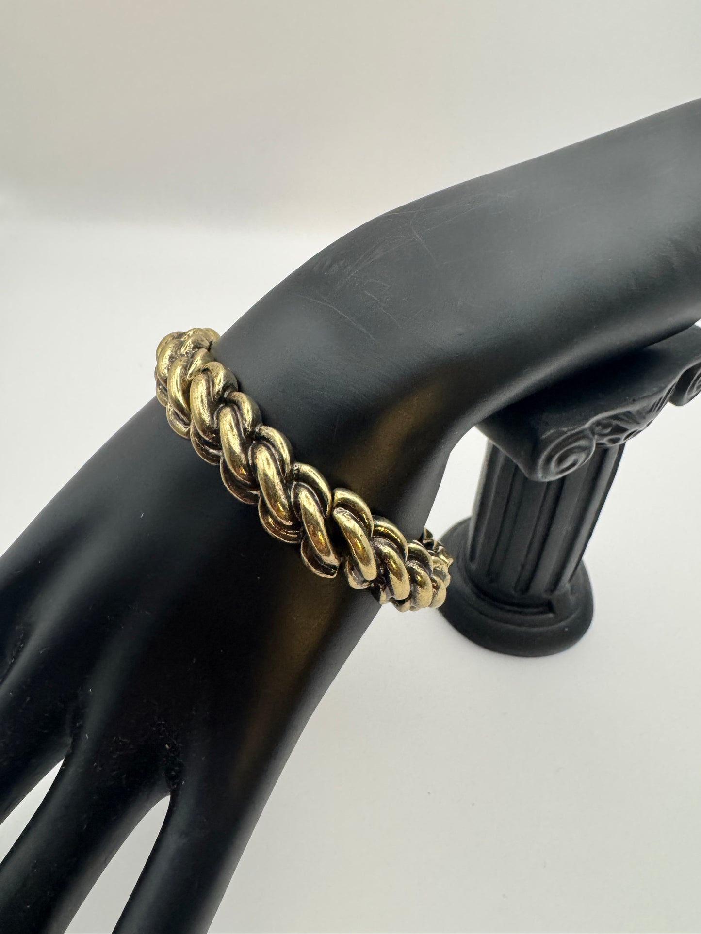 Gold Medium Braid Bracelet