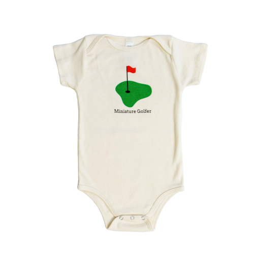 Mini Golfer Short Sleeve Romper