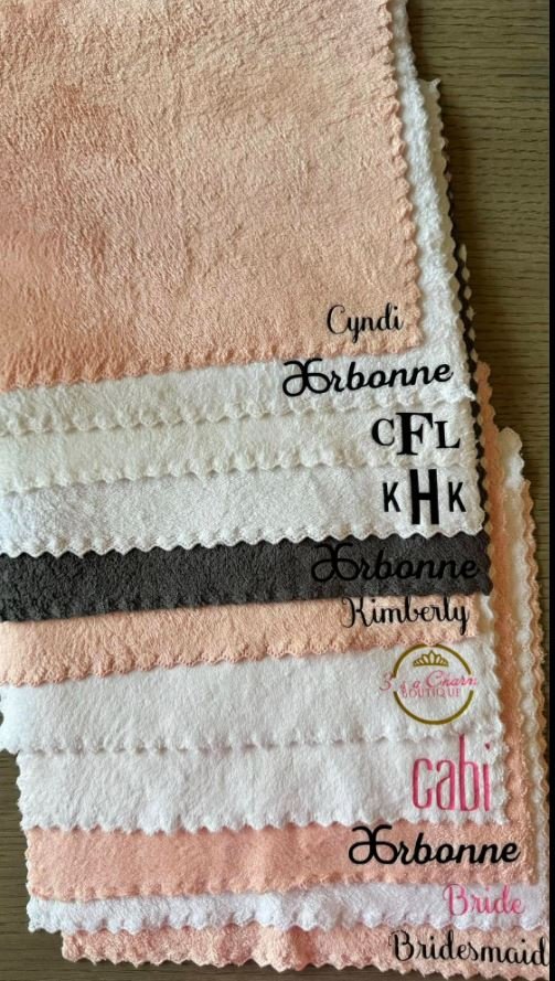 Softies Microfiber Facial Cloths Personalized