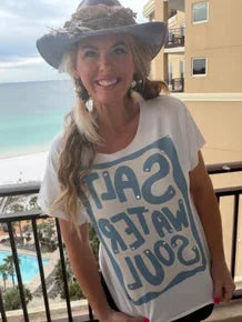 Indigo Blue - Salt Water Soul Top *Preorder*