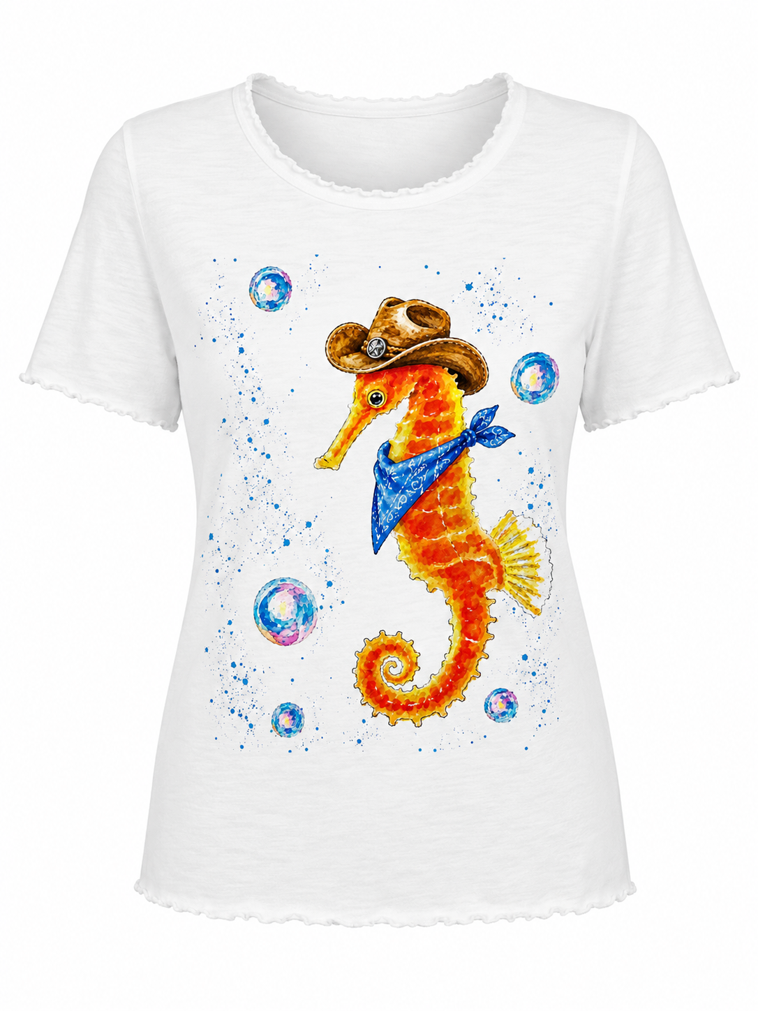 Indigo Blue - Saddle Up, Seahorse Top *Preorder*