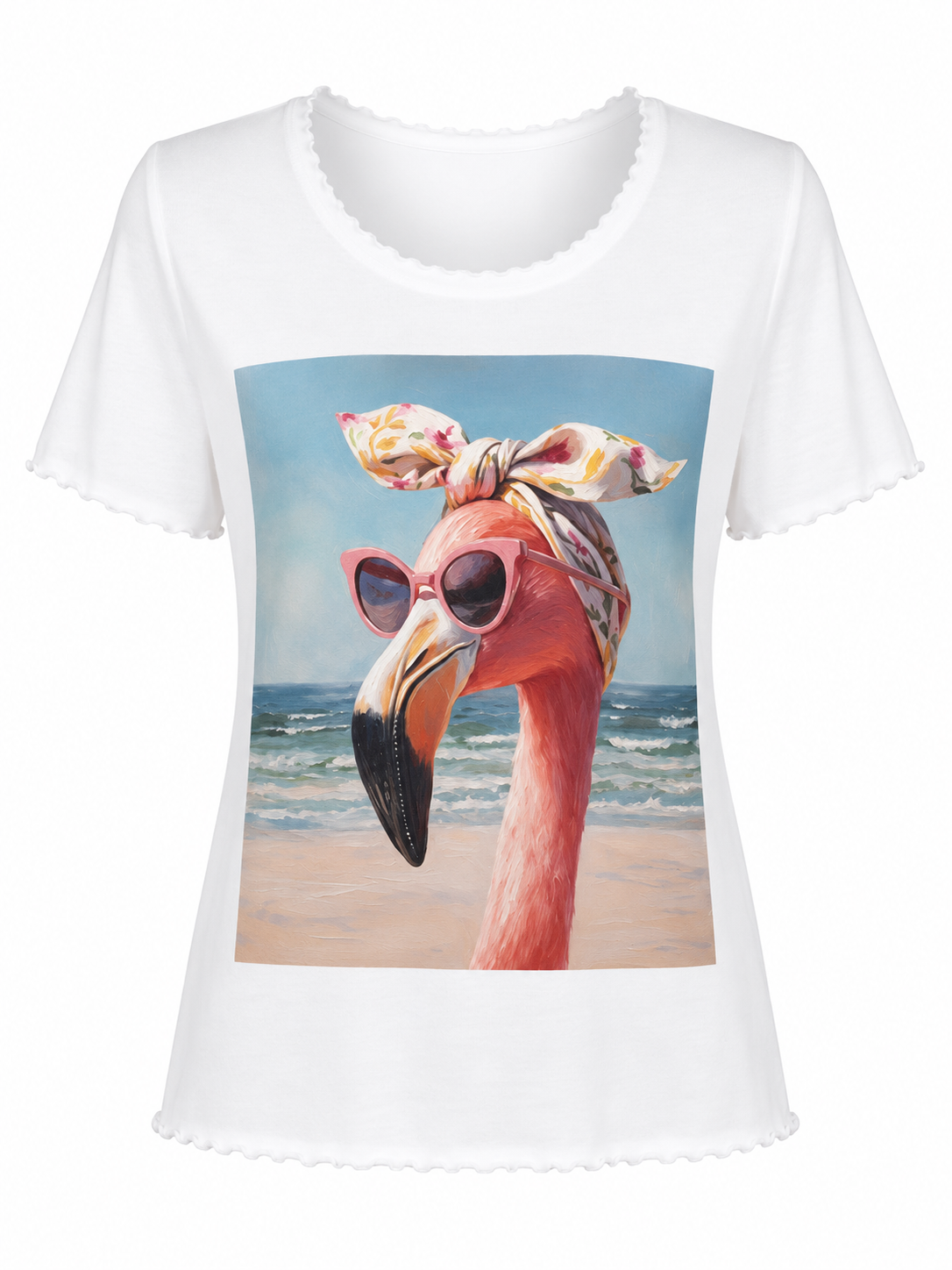 Indigo Blue - Beach Vibe Flamingo Top *Preorder*