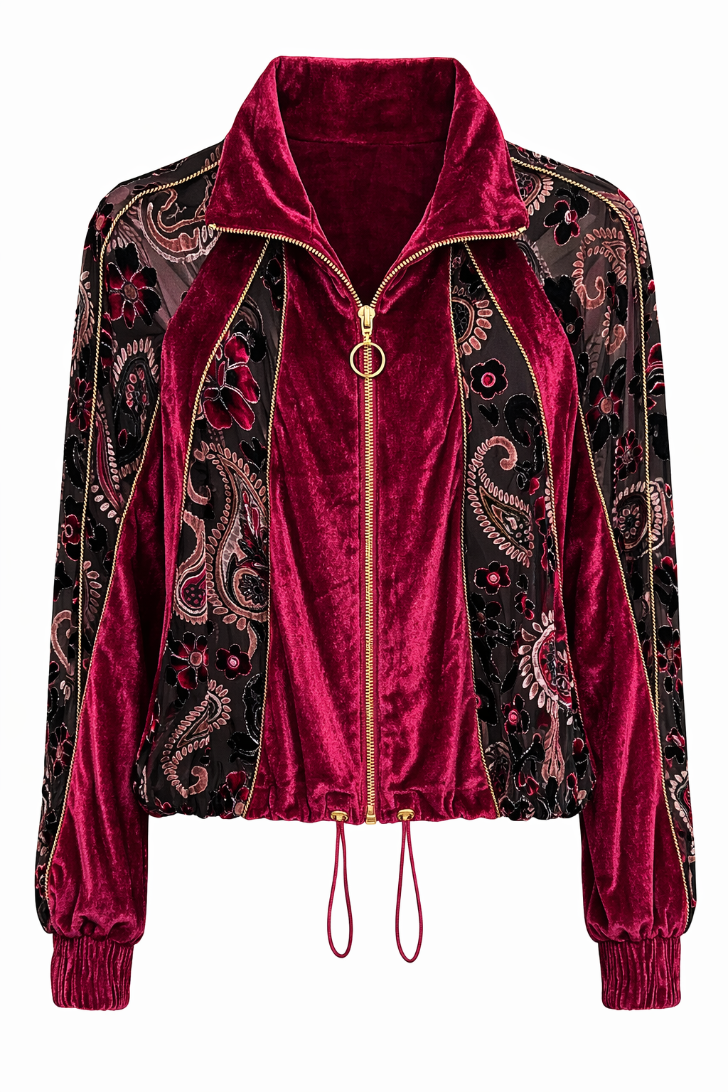 Fablana Velvet and Lace Jacket