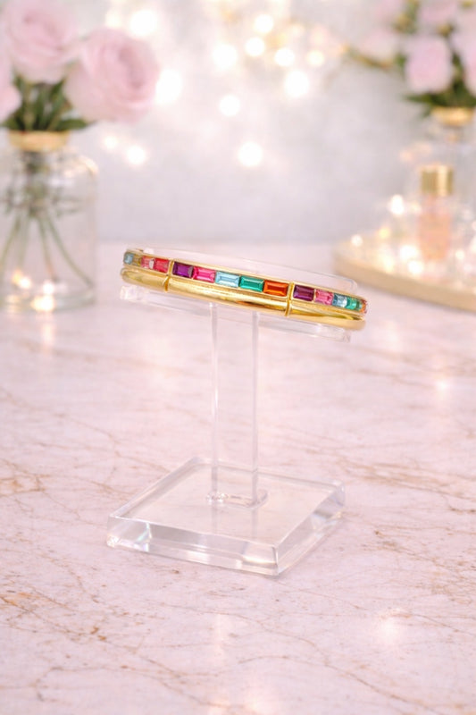 Multi Color Gold Bracelet